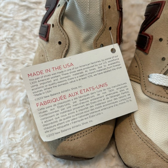 New Balance 996 'Horween Leather Tan' M996DCB Mens 9.5 Wmn 11 NWT - Picture 5 of 12